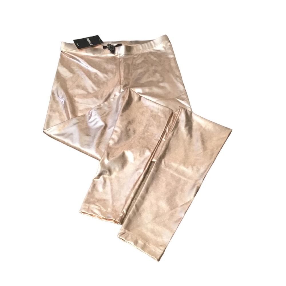 New With Tag, Forever 21 Leggings Rose Gold Women's, Size Small